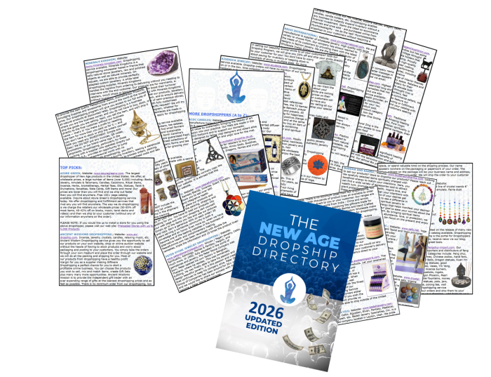 The New Age Dropship Directory